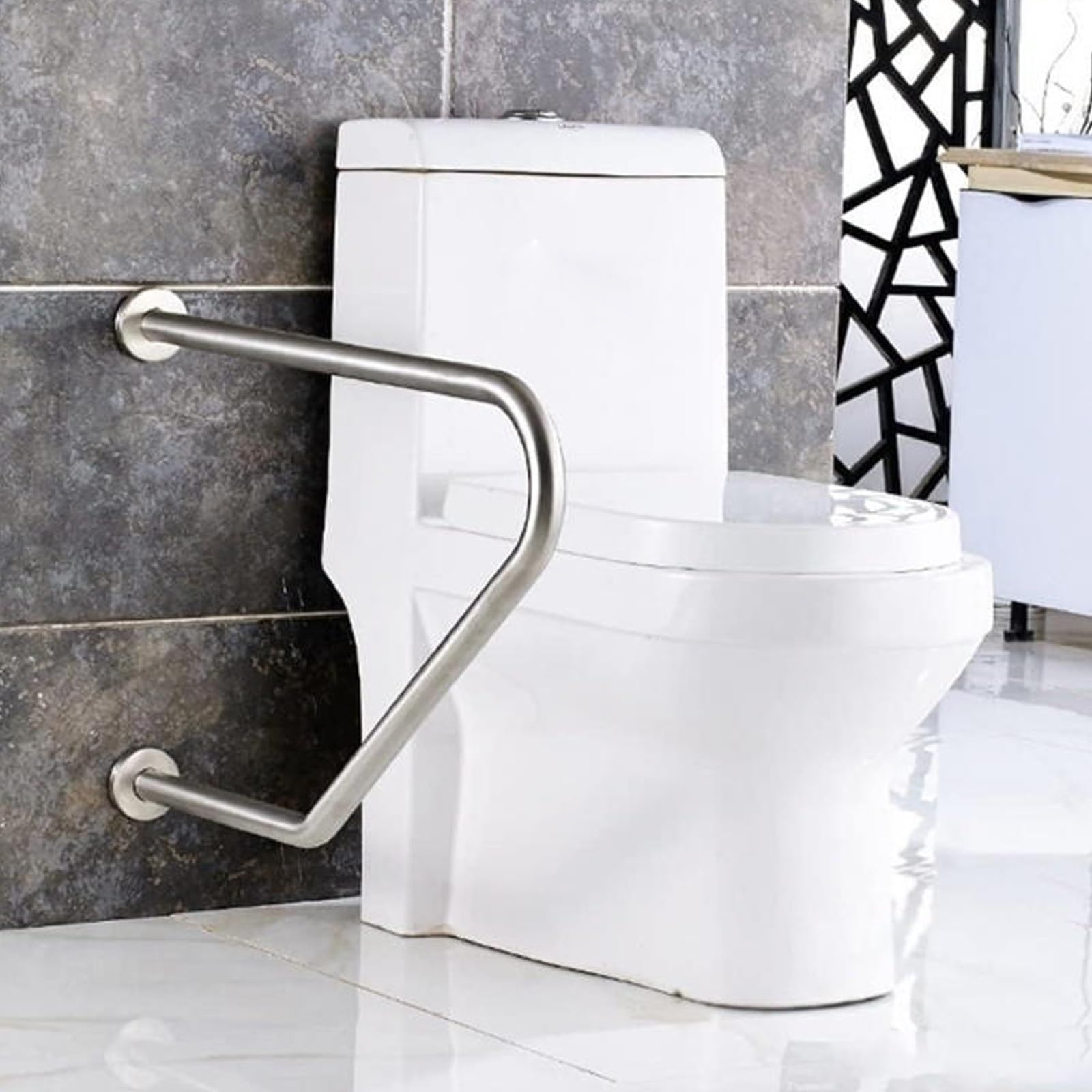 Barras de Apoyo para baño, barandilla de Seguridad de Acero Inoxidable para bañera, aptas para Personas Mayores, Mujeres Embarazadas y Personas con discapacidad.