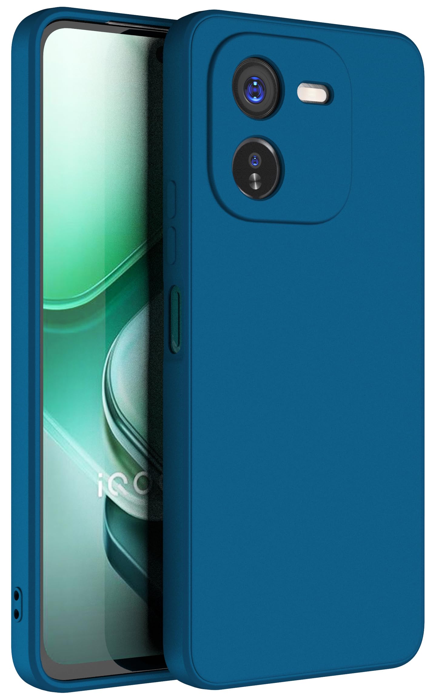 Kapa Matte Protective Lens Flexible Back Cover for IQOO Z9X | Slim Silicone with Soft Lining Shockproof Full Body Bumper Case (Blue) (B0D8JH9FKH) Amazon Price History, Amazon Price Tracker