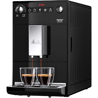 Melitta Purista F 230-102 Fully Automatic Coffee Machine with Whisper-Quiet Cone Grinder, Coffee machine, Black