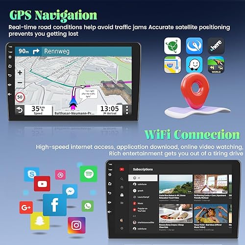 Miniatura 6 de Roinvou [2G+64G] Android 13 Estéreo de coche para Honda Civic 2006-2011 con Carplay inalámbrico Android Auto, pantalla táctil de 9 pulgadas, radio