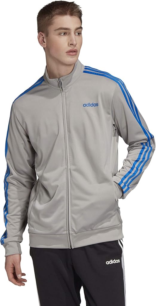 adidas gray track jacket