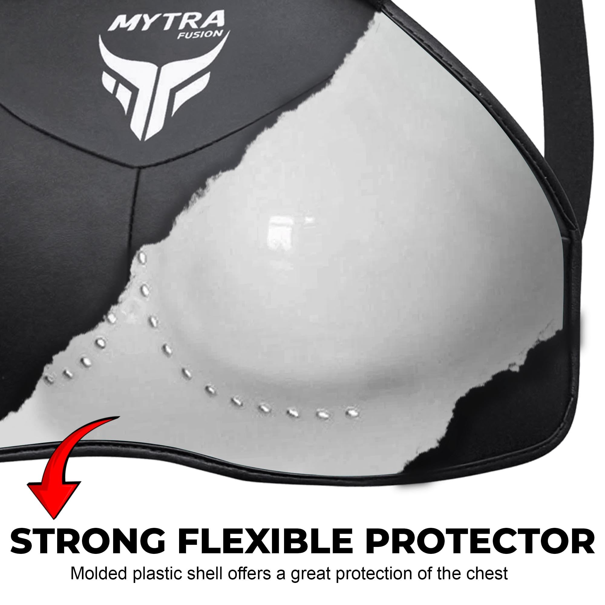 Mytra Fusion Protector de Pecho para Mujer para Artes Marciales, Boxeo, Taekwondo & Karate – Protector Corporal Deportivo Ligero para Entrenamiento y Sparring Femenino
