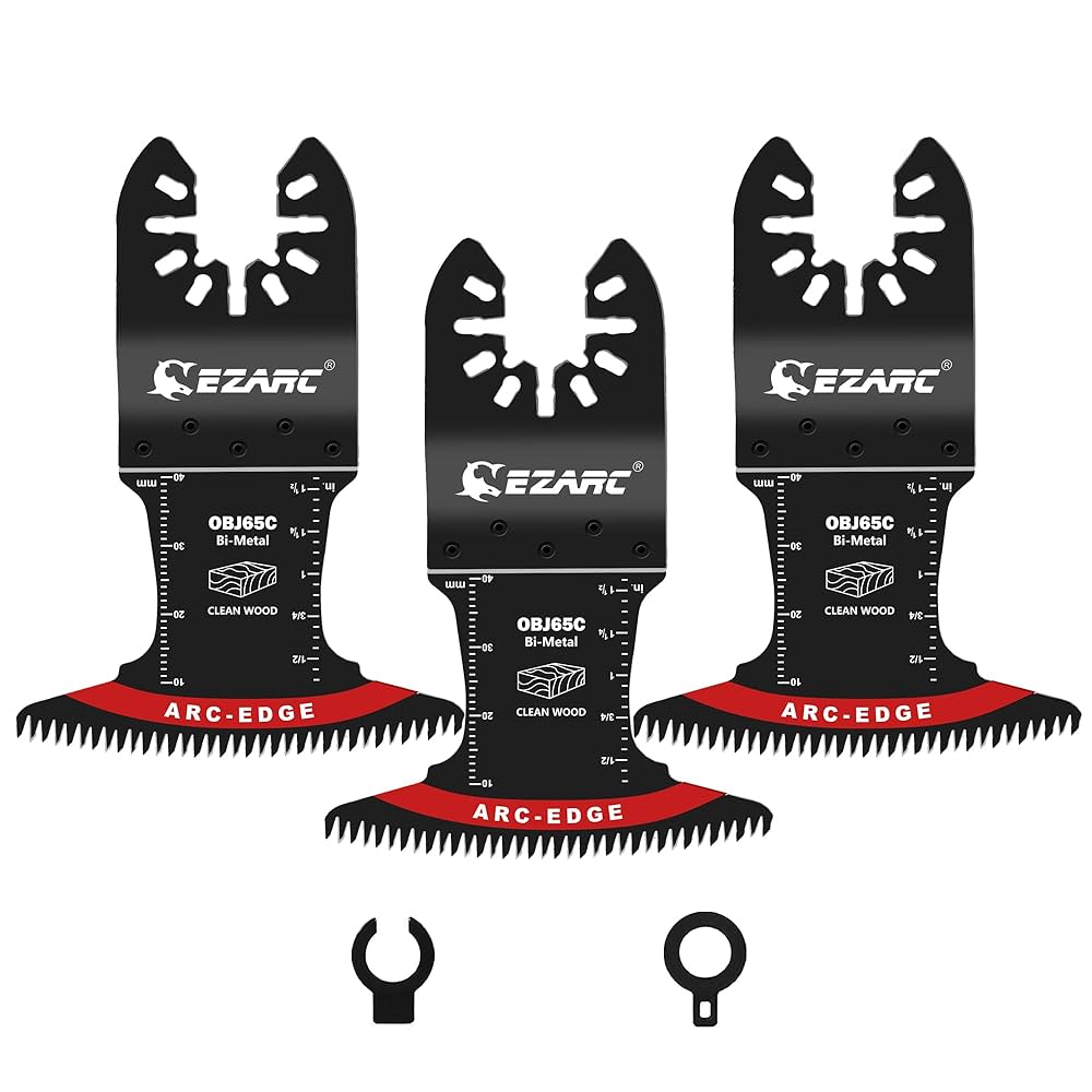 Amazon.co.jp: EZARC(イザーク) 弓型先端 マルチツール替刃 刃幅