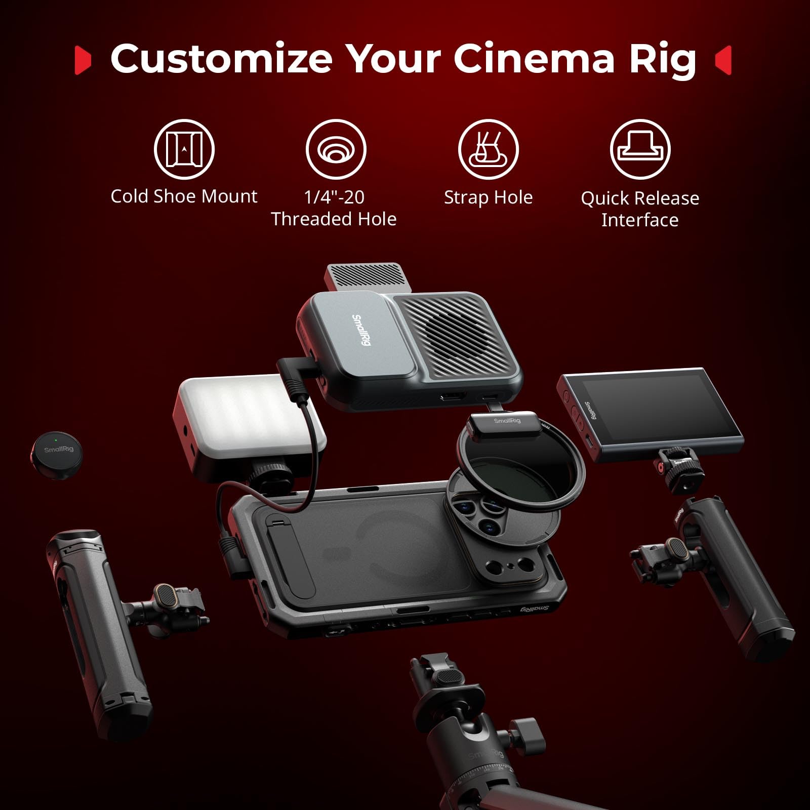 Smallrig Cage De Vidéo Mobile Pour IPhone 17 Pro Max Edition Oeuvre 5543