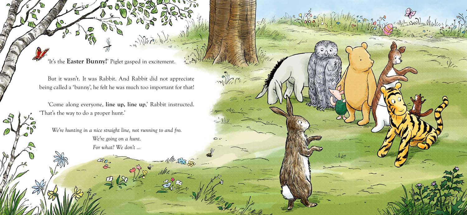 Winnie-the-Pooh Easter Hunt: Reissued for 2026, this illustrated storybook is an idea Easter gift for fans aged 2-6!