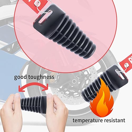 Miniatura 4 de 2 tapones de escape de motocicleta de 1.1 a 1.8 pulgadas, silenciador de escape de goma para motocicleta de 2 tiempos, accesorios de motocicleta,