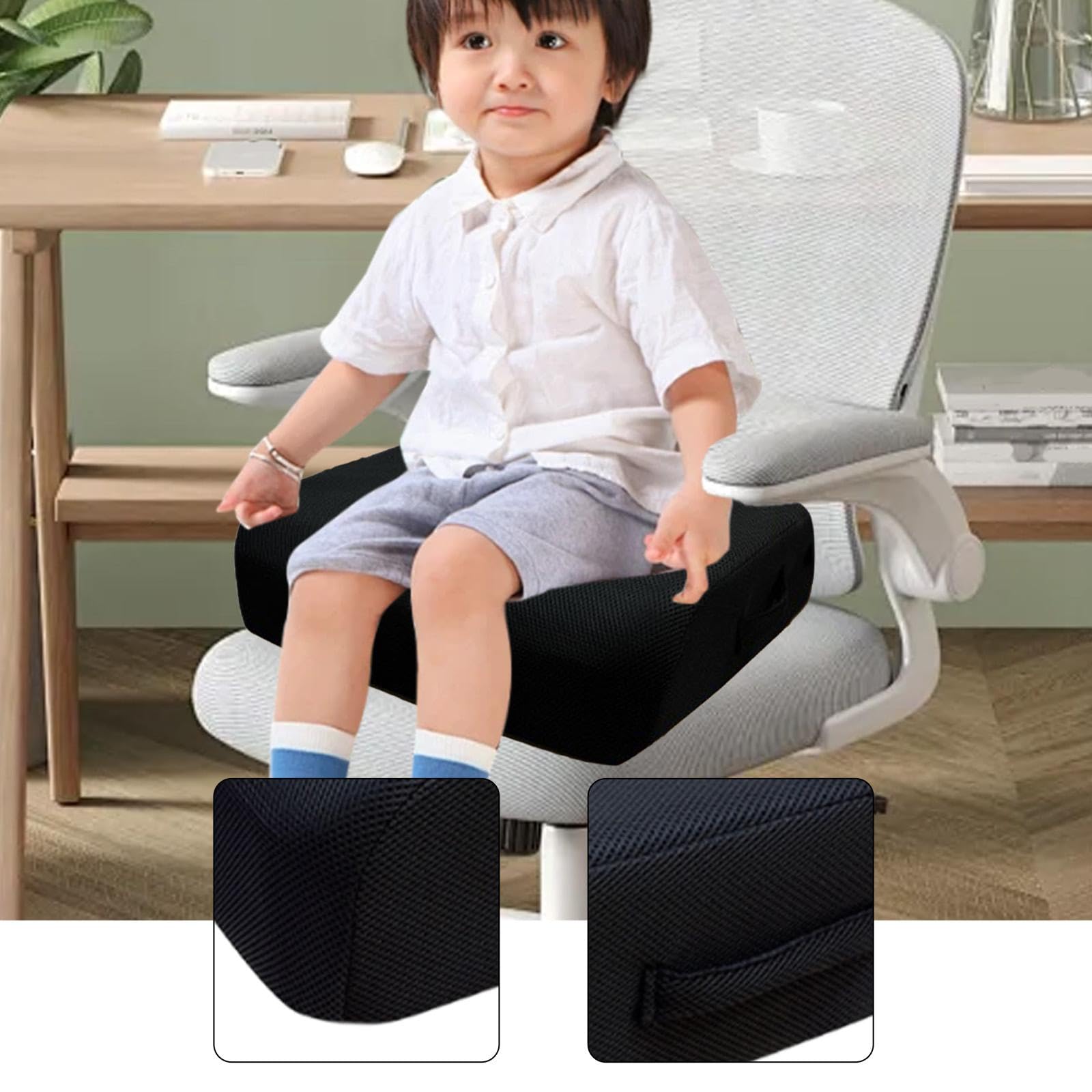 Cojín Elevador para Silla de Oficina de 18,11 X 15,75 X 5,91 Pulgadas, Versátil para Sentarse.