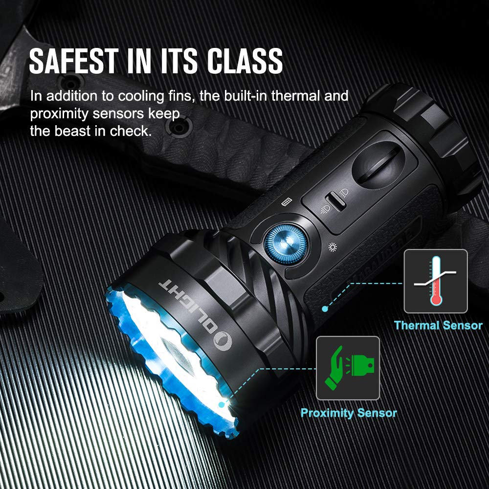 OLIGHT X7R Marauder 2 LED Taschenlampe, Super Hell 14000 Lumen