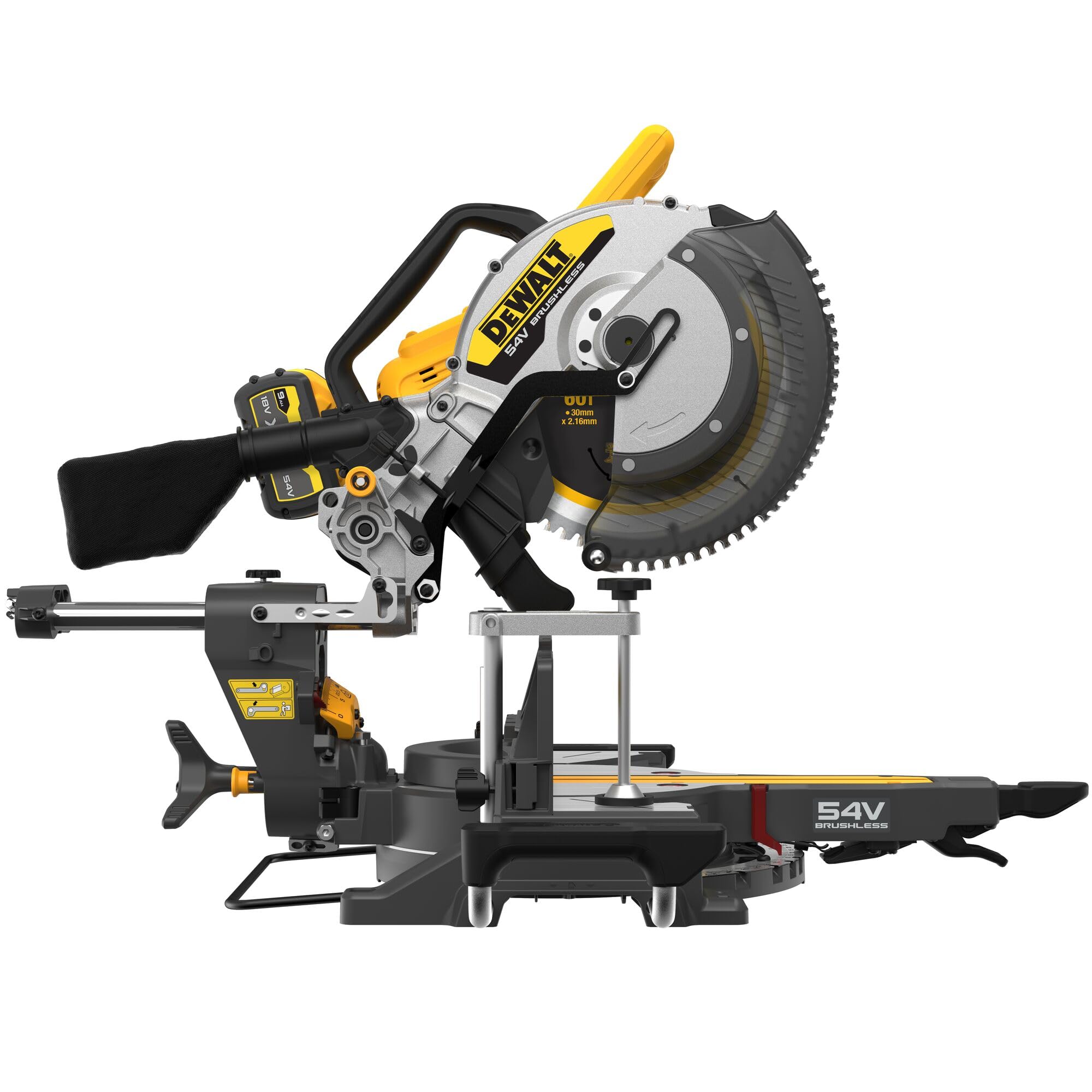 DeWALT Scie à onglet sans fil DCS781X2 305 mm 54 V