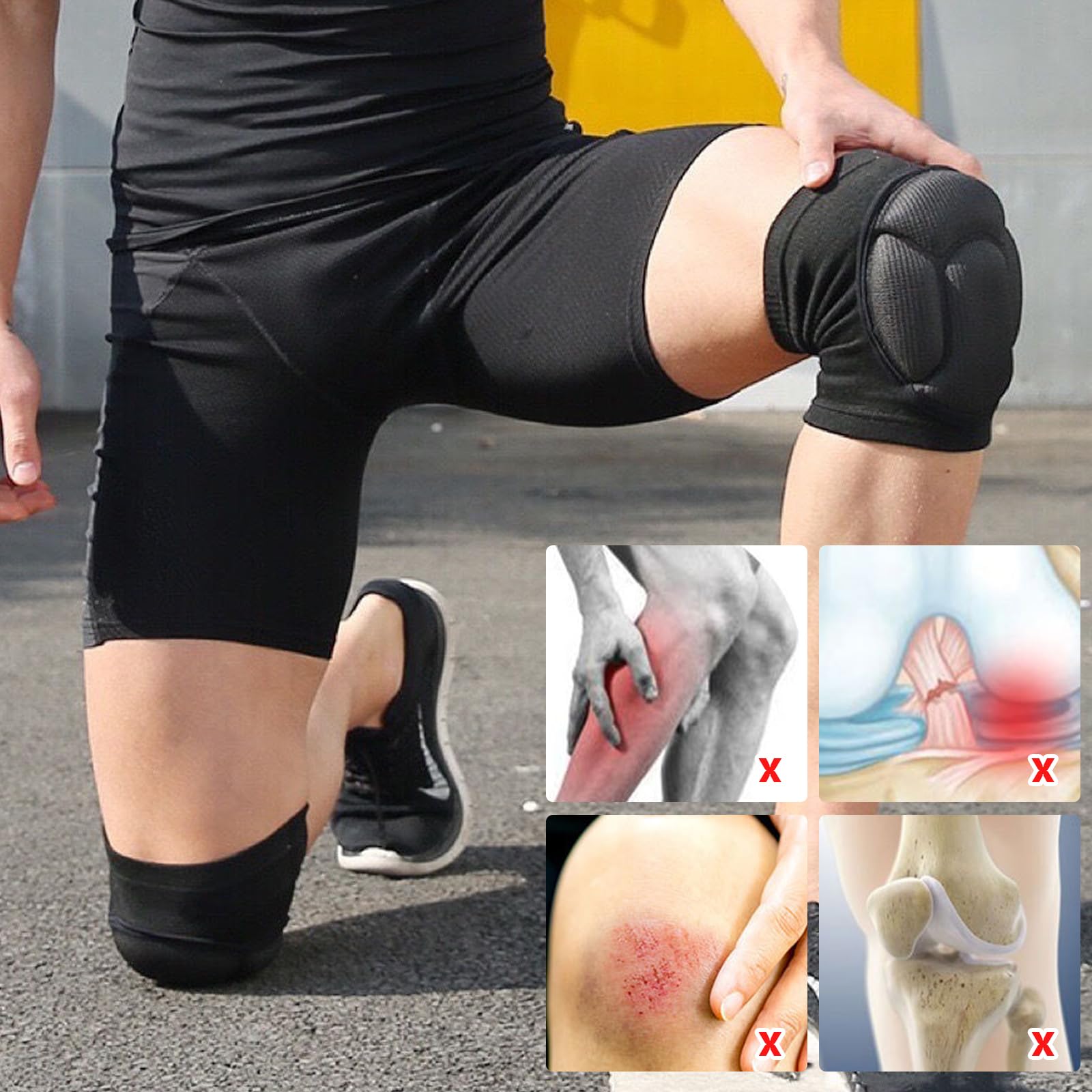 Ginocchiere Da Lavoro In Spugna Spessa - Taglia L Per Piastrellisti, Giardinaggio E Sport - Foto 9