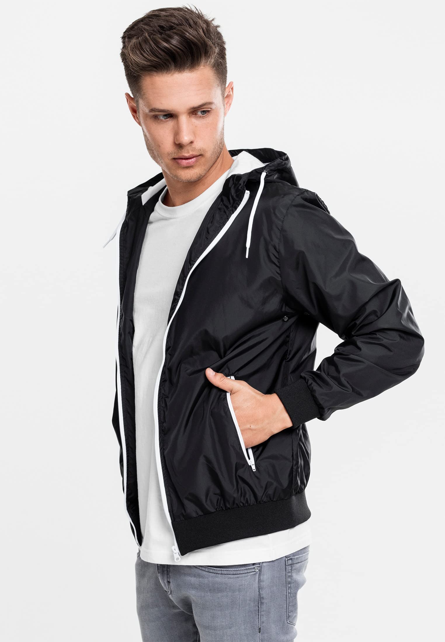 Urban Classics Contrast Windrunner Rasta (TB147)