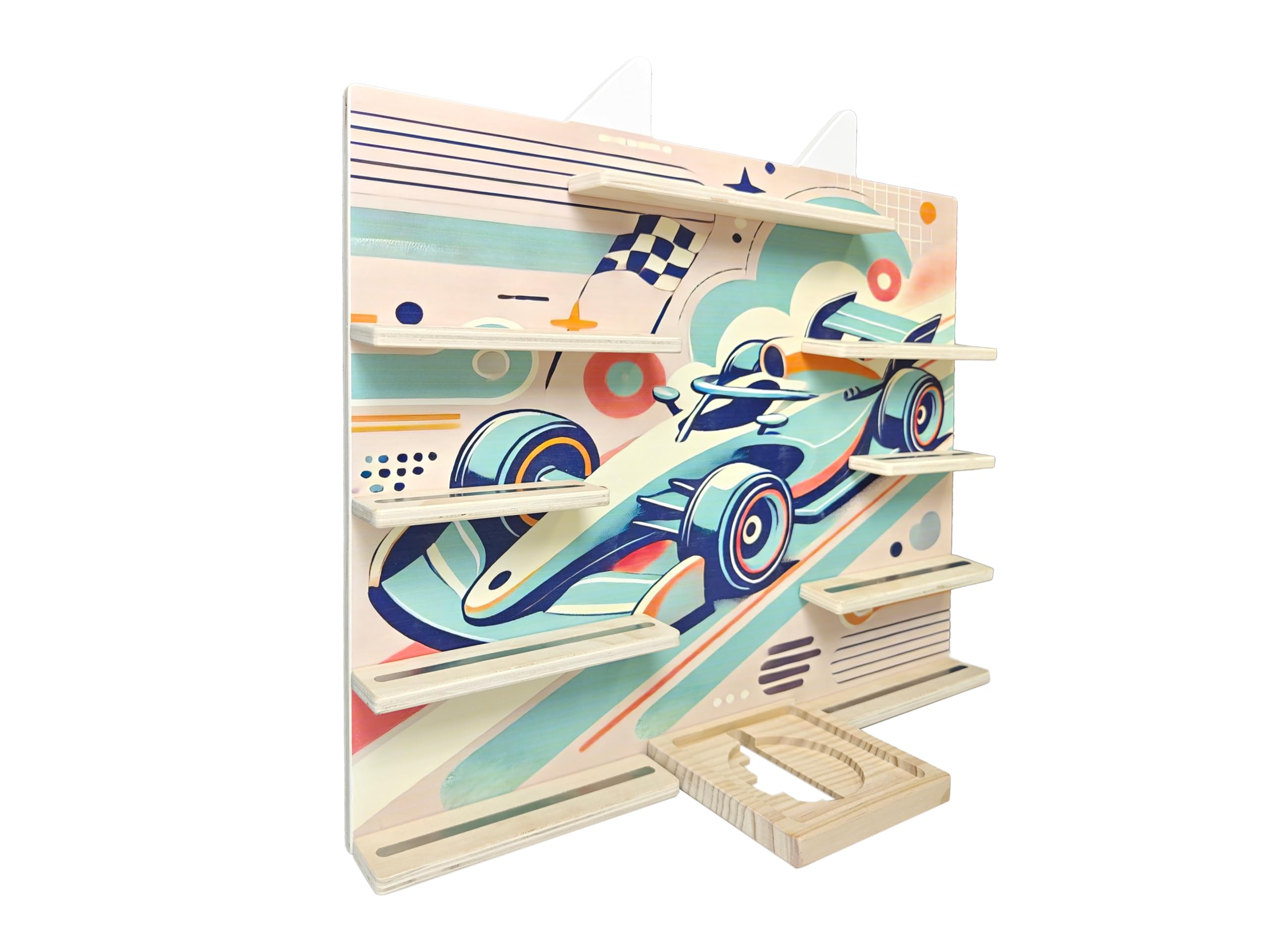 Tonie Regal Wandregal für Toniebox – Hörfiguren Regal Kinderzimmer aus Holz – Magnetische Aufbewahrung für bis zu 45 Tonies – Einfache Montage – Modernes Design – Perfekte Ordnung für Kinderzimmer