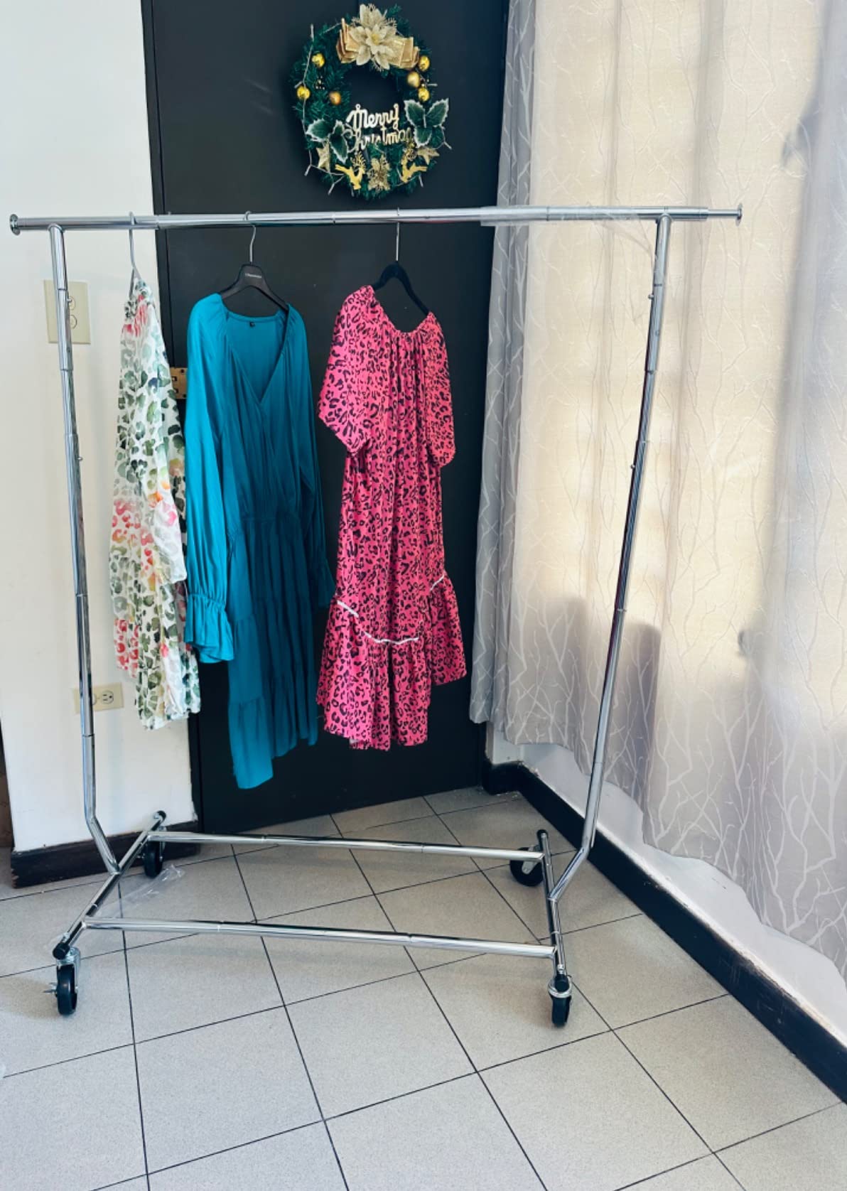 $12/mo - Finance Tajsoon Clothing Rack Heavy Duty Clothes Rack Foldable ...