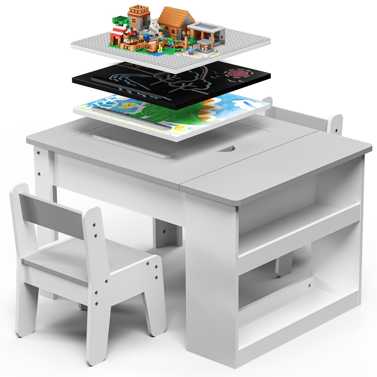 Table Enfant 2 Chaises Multifonction - Guide 360