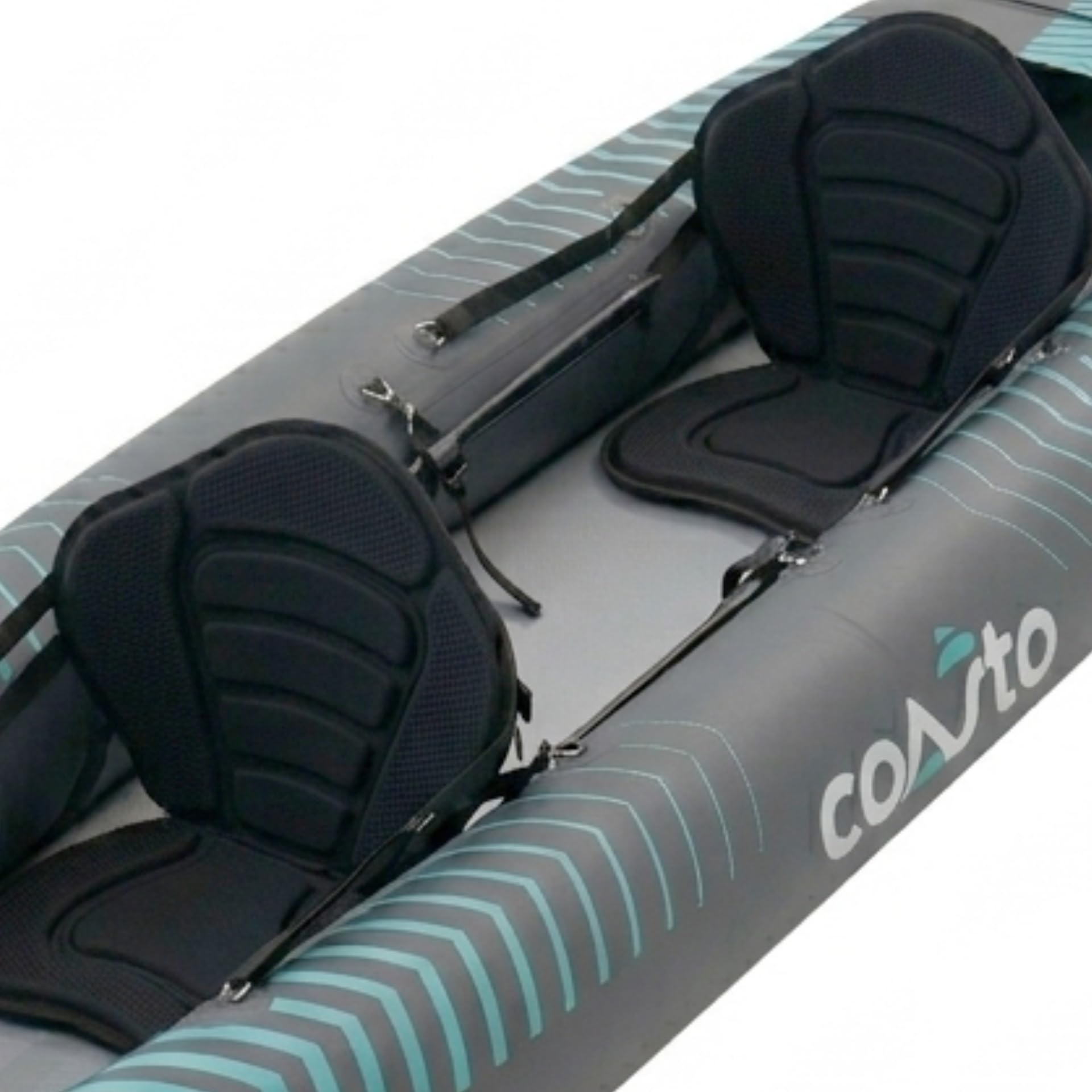 Coasto Liberty Kayak Inflable PB-CKLIB2-2 plazas - Estabilidad, Velocidad y Confort - 399x93cm - MAX 180kg
