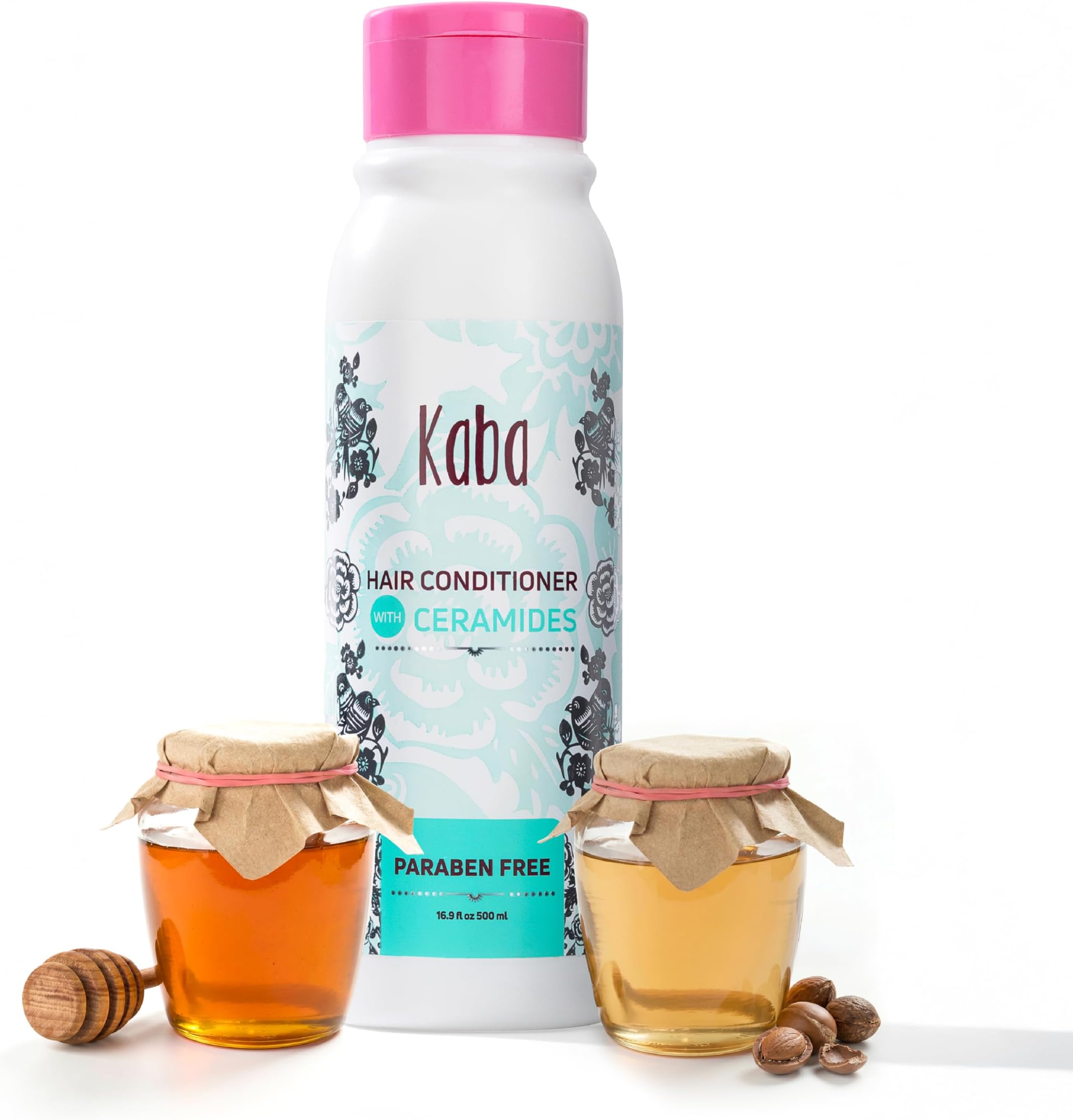D'Luchi Kaba Ceramide Hair Conditioner For Women | Conditioner For Dry Hair, Damaged and Dehydrated | Repairs Split Ends | Frizz Control | 17oz