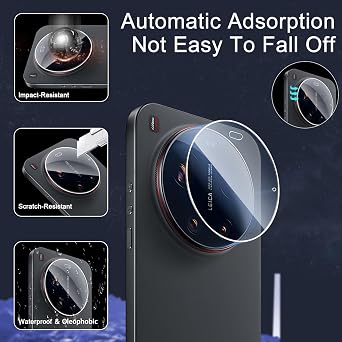 Tempered Glass Screen Protector for Xiaomi Mi 17 Ultra Pack of 2 + 2 Screen Protector + Camera Screen Protector 9H HD Film Hardness Tempered Protective Glass High Sensitivity Screen Protector