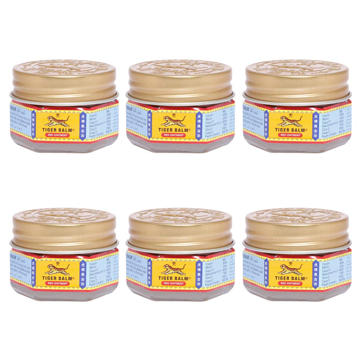 Tiger Balm PHI023A Red (10g)- Set of 6