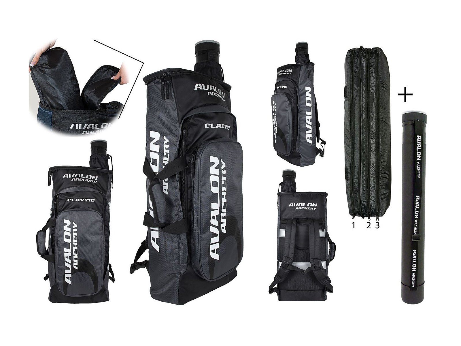Bogenrucksack Mit Pfeilröhre Avalon New Classic – Grün | Praktisch