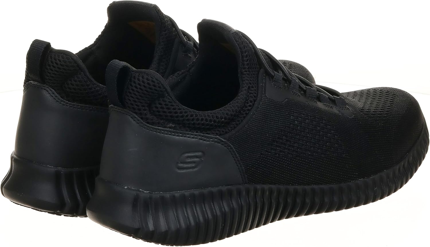 Skechers Men's, Cessnock SR Shoe - Wide Width Black - Image 4