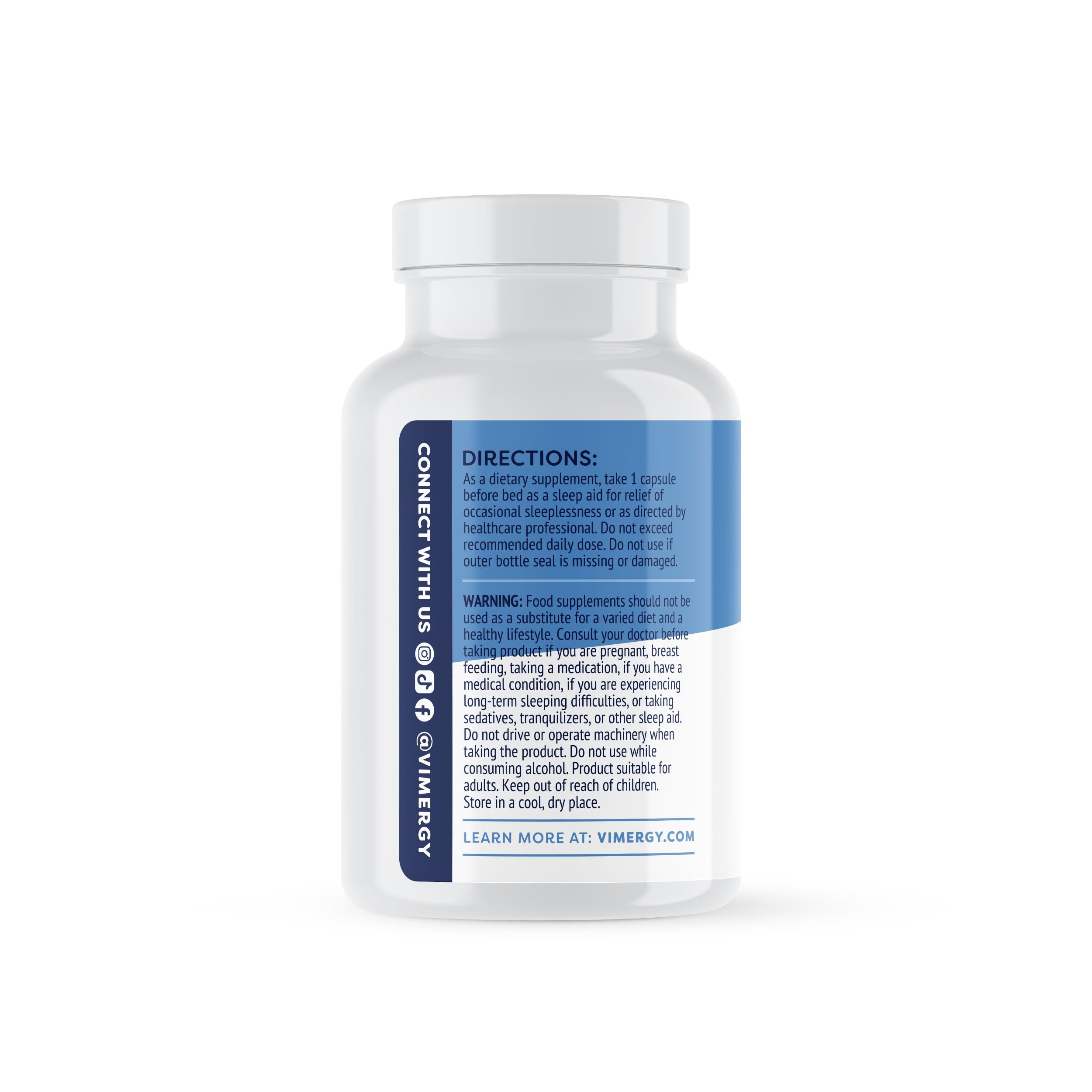 Clinical Strength Melatonin Capsules 5mg, 3 Clean Ingredients, 4 Mo Supply — Amazon image 2
