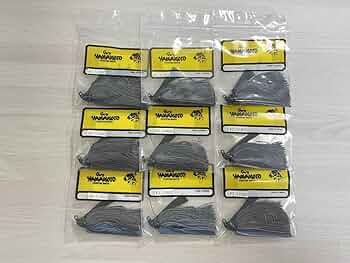 Amazon.co.jp: ゲーリーヤマモト ラバージグ 1/4oz 9個セット 3