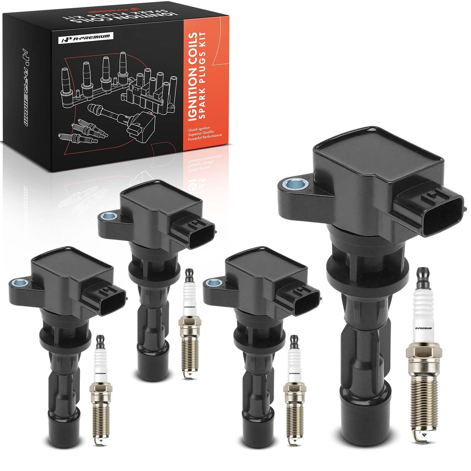 Amazon.com: A-Premium Set of 4 Ignition Coil Pack and Iridium