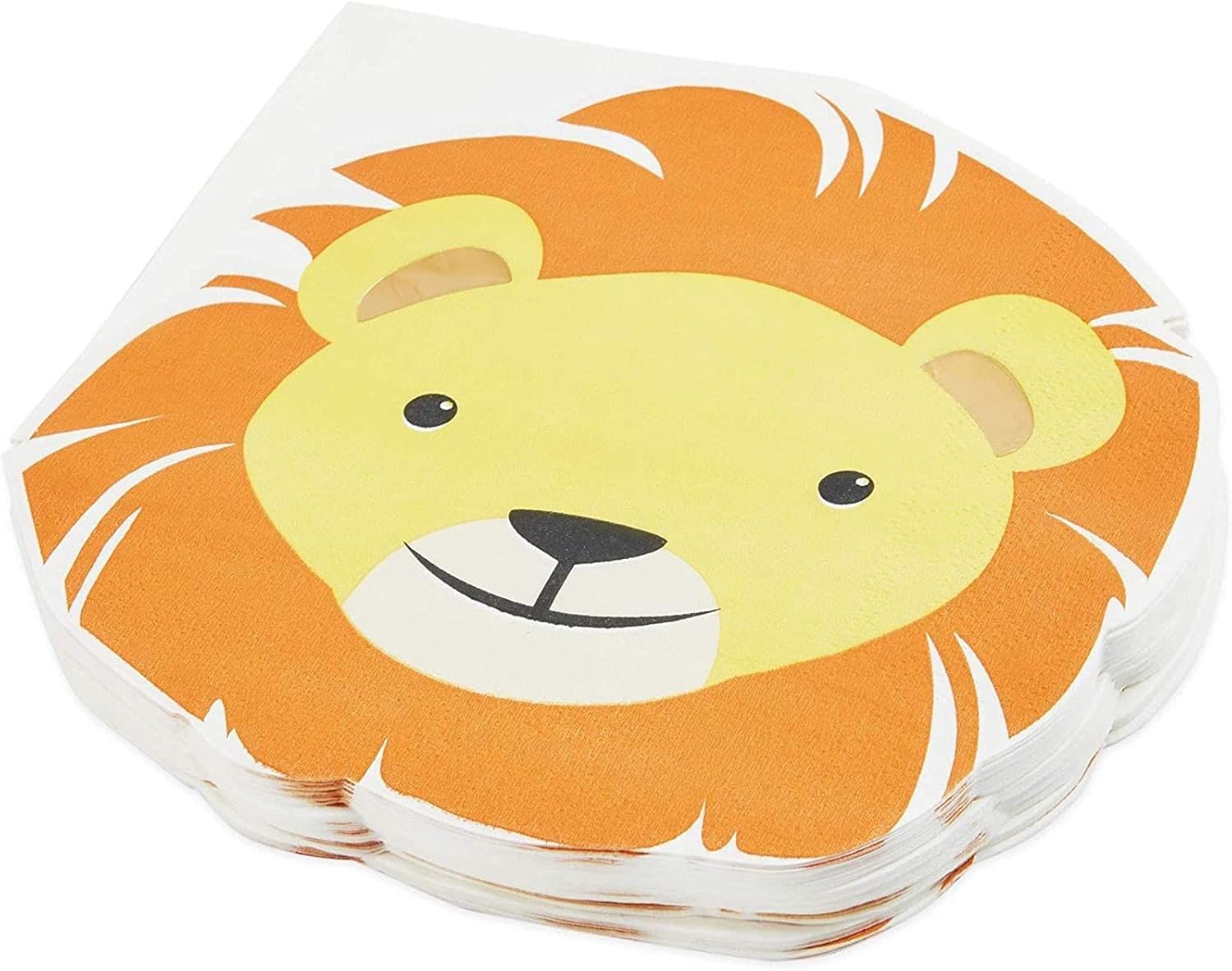Lion Safari Party Pack, Includes Paper Plates, Cutlery, Cups, and Napkins (144 Pieces, Serves 24) : Home & Kitchen