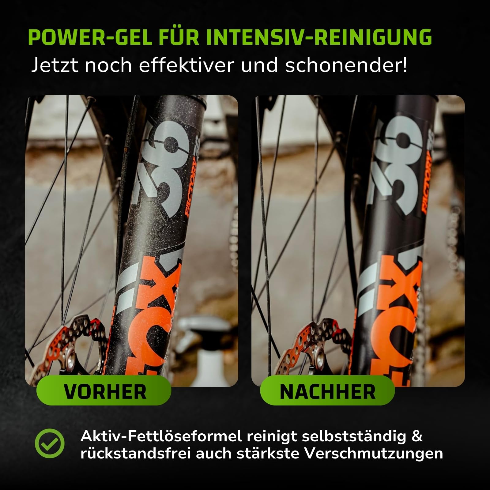 DR. WACK - F100 Bio Fahrradreiniger 2 Liter - Reinigungsmittel für das gesamte Fahrrad - Bio Fahrradpflegemittel - Reinigungsspray biologisch abbaubar & materialschonend - Hochwertige Fahrradpflege