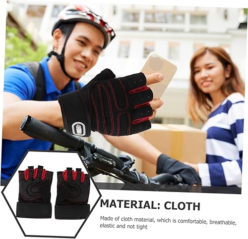 Miniatura 6 de Kisangel 3pcs 1 Guantes De Gym para Hombres Powerlifting Gloves Weight Lifting Gloves Gym Lifting Gloves Mens Gloves Exercise Gym Gloves for Men