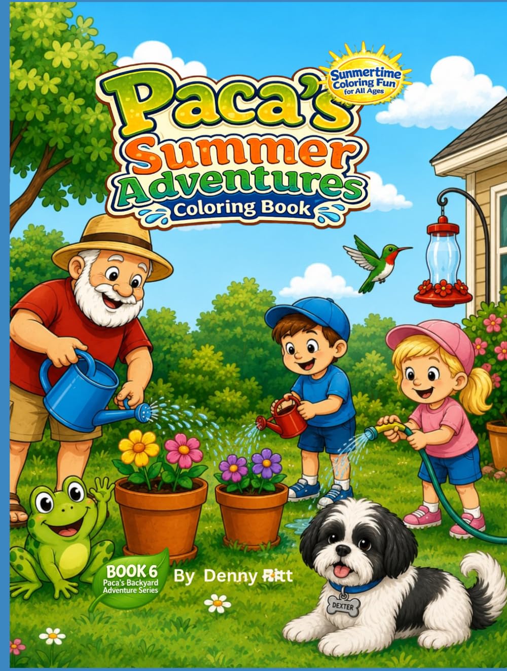 Paca's Summer Adventure Coloring Book (Paca’s Backyard Adventure Series)