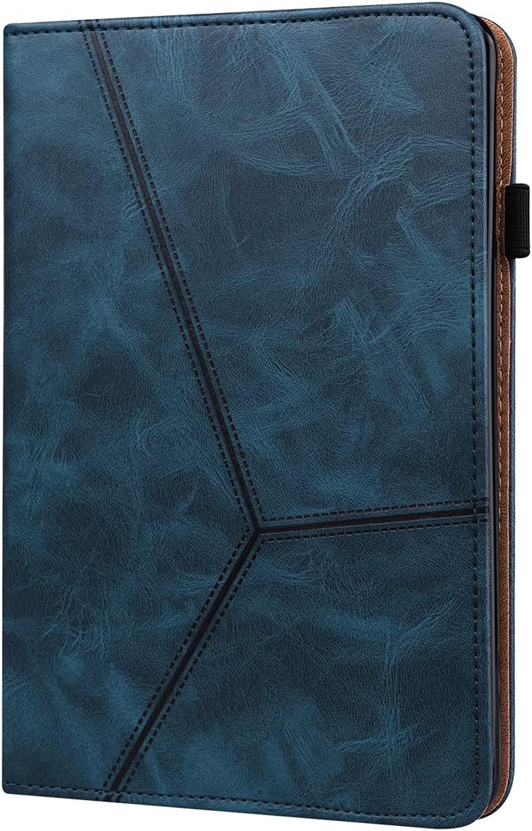 LMFULM® Case for Amazon Fire HD 10 / HD 10 Plus 2021 11th Gen (10.1 Inch) PU Leather Case Protective Shell Smart Case with Stand Case Flip Cover Retro Stripes Blue LMFULM® Case for Amazon Fire HD 10 / HD 10 Plus 2021 11th Gen (10.1 Inch) PU Leather Case Protective Shell Smart Case with Stand Case Flip Cover Retro Stripes Blue