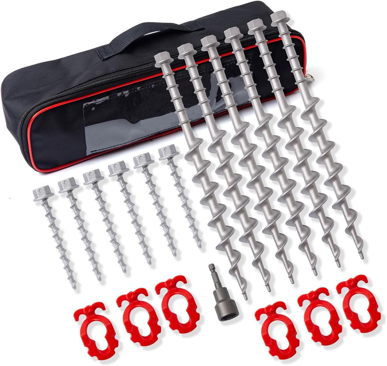 GarfatolRv Ground Anchors Aluminum Tent Stakes Heavy Duty