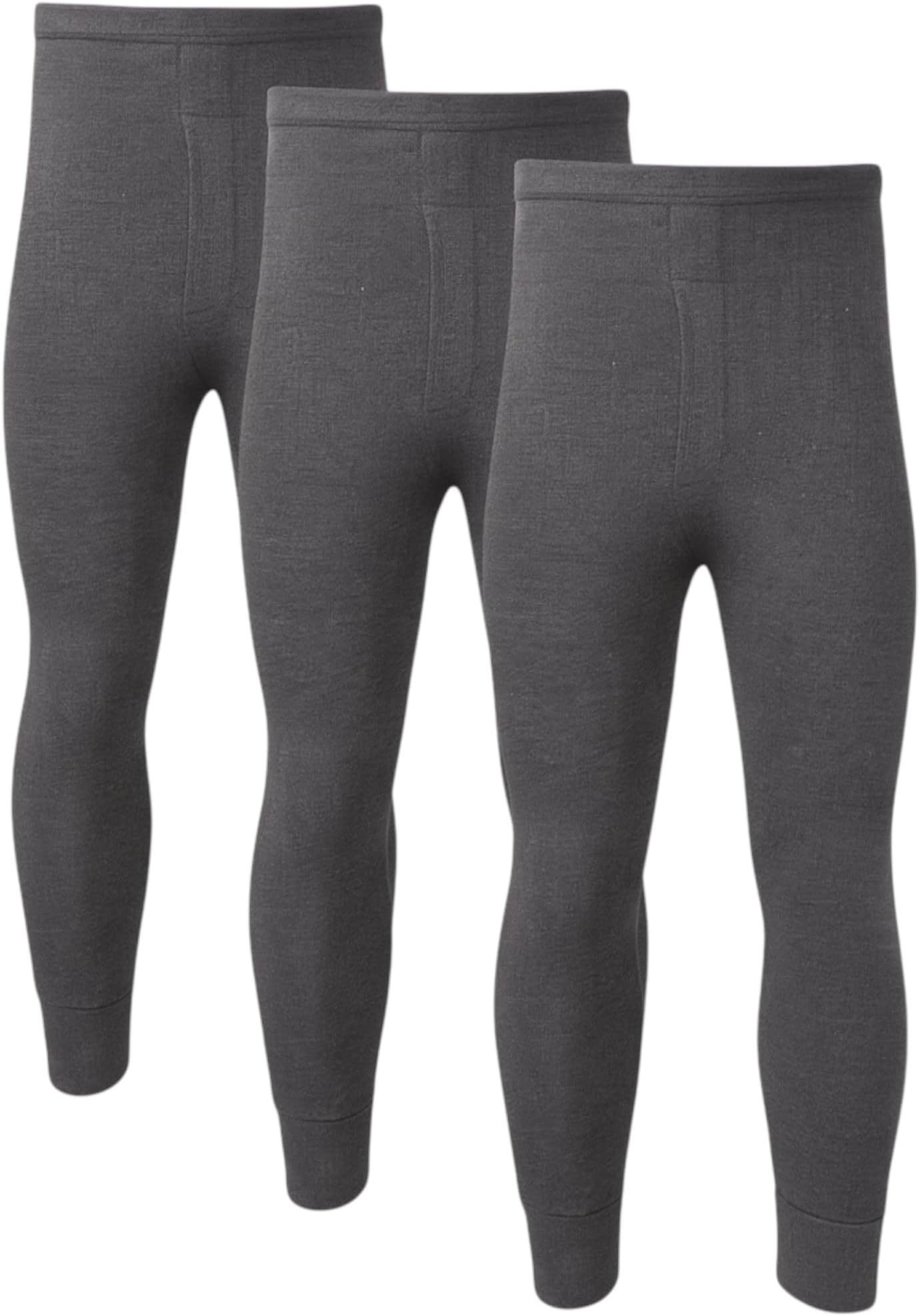Men’s Thermal Underwear Pants (2-Pack) – Fleece-Lined, Base Layer Bottoms for Cold Weather, Soft & Stretchy Long Johns Warm Winter Thermalwear UK S, M, L, XL, XXL