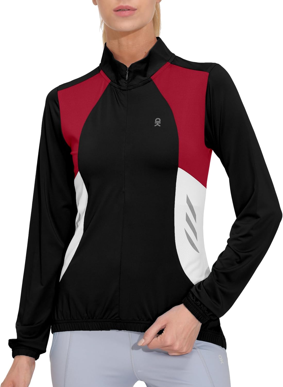 Little Donkey Andy Women's Half Zip Cycling Jerseys Long Sleeve Bike Shirts Running Hiking