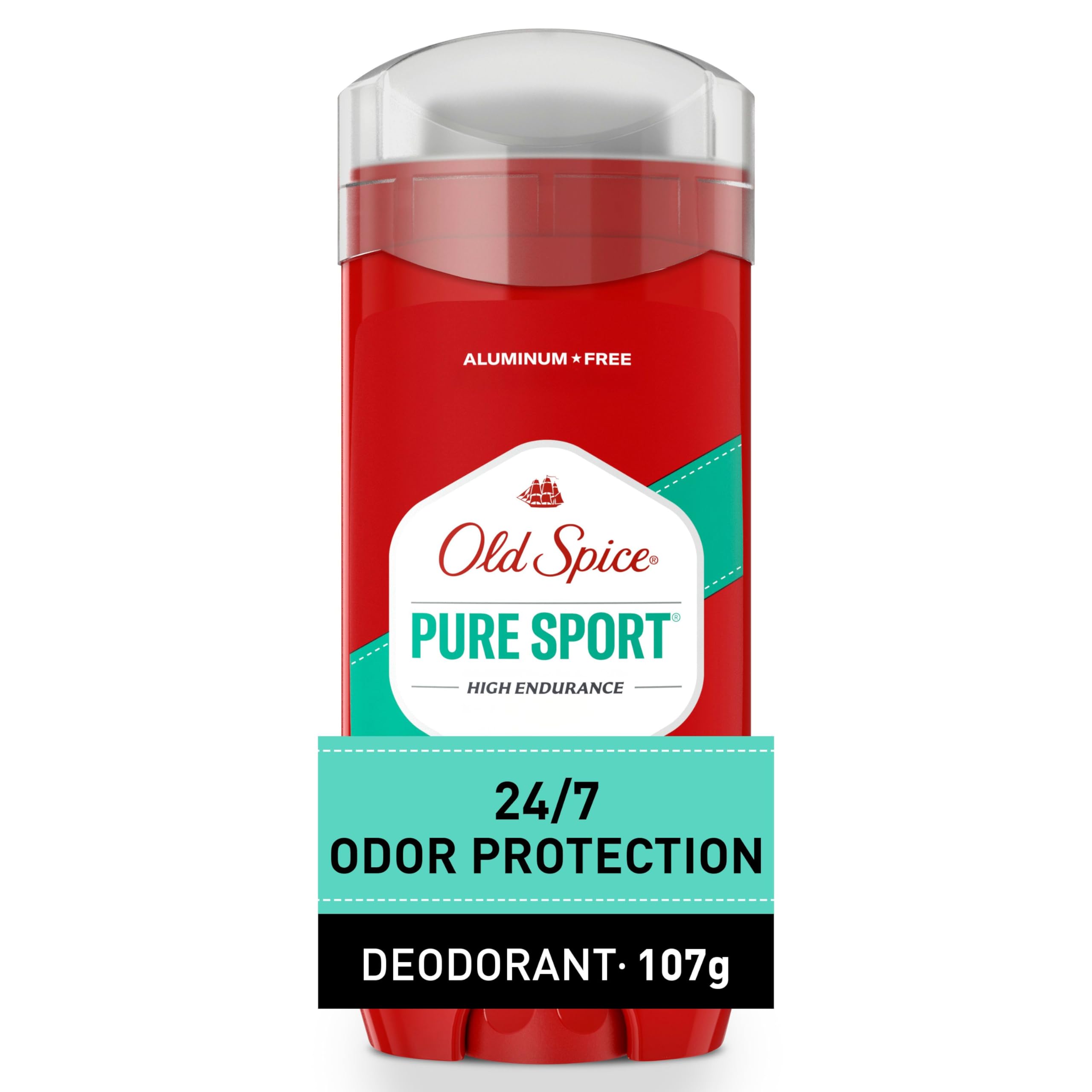 Old Spice High Endurance Deodorant for Men, Aluminum Free, Pure