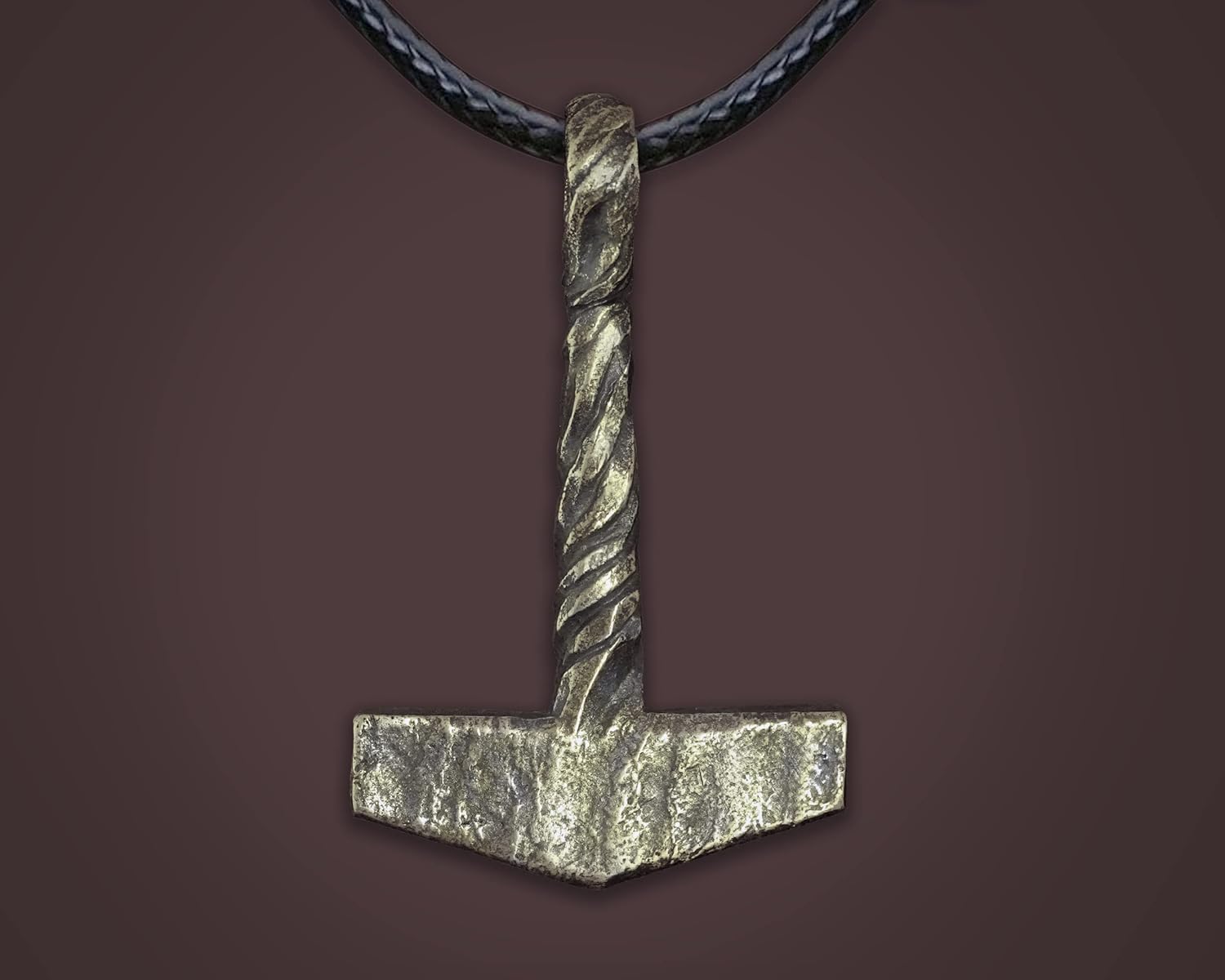 Baldur Jewelry - Thors Hammer Necklace Pendant Mjölnir - Viking Norse Thor Hammer Pendant Viking Jewelry - Thor Necklace - Thor Gifts for Men - Viking Necklace for Men - Image 7