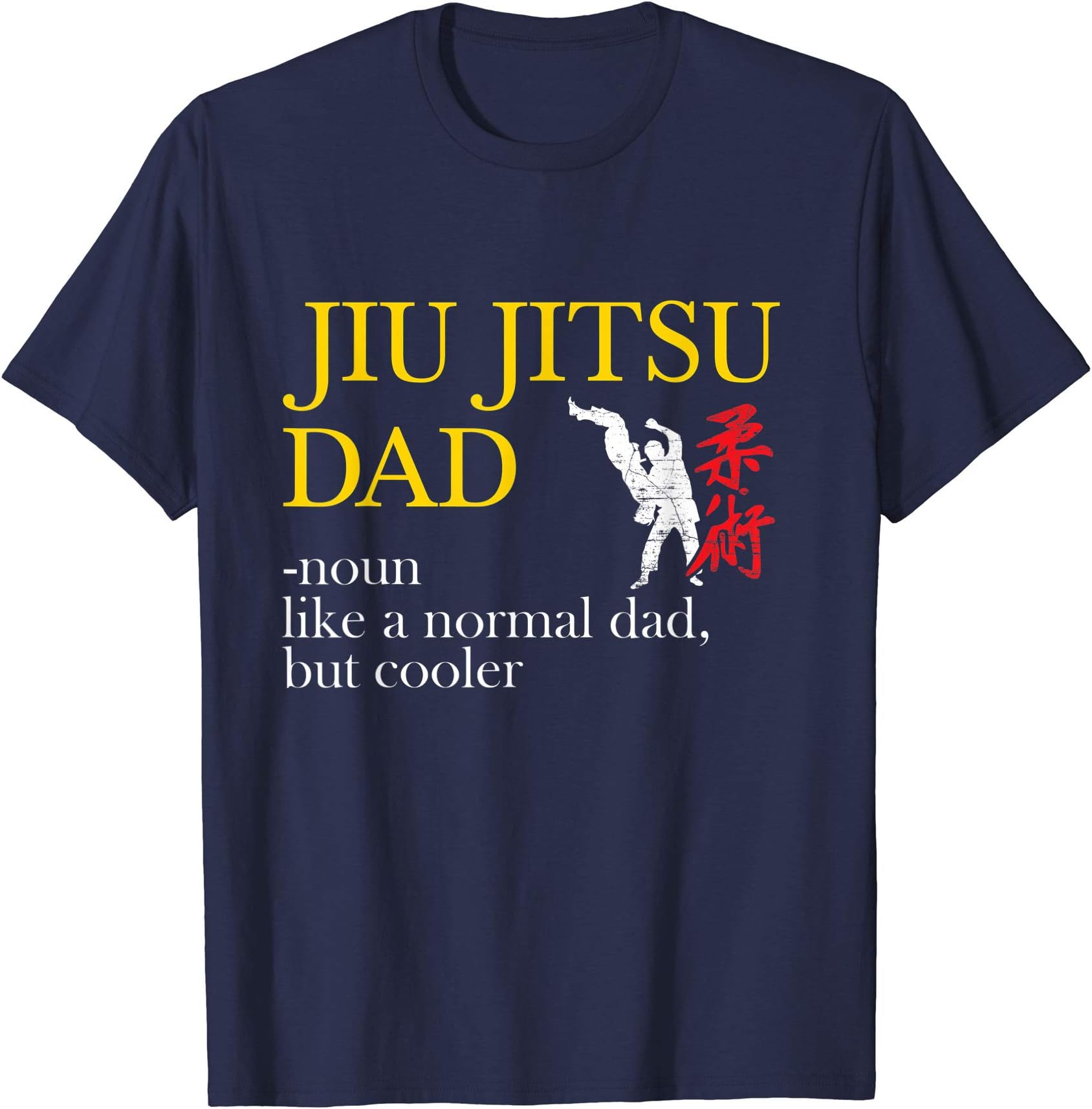Jiu Jitsu Dad Shirt - DressedForDutyJiu Jitsu Dad Shirt Martial Arts Gift for Dads T-ShirtOEKO-TEX STANDARD 100