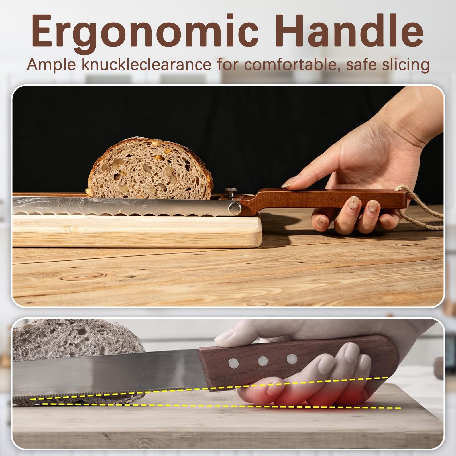 Adjustable Bread Knife - Slice Sourdough Perfectly -5