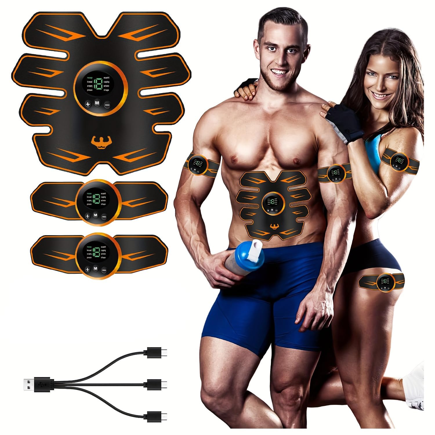 Outdoor und Indoor Wasserfest EMS Trainingsgerät LCD Bildschirm muskelstimulator,EMS Bauchmuskeltrainer