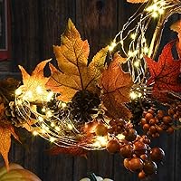 Vista 5 de Guirnalda de luces LED con energía solar actualizada, 8 modos, resistente al agua, IP65, iluminación intermitente, para interior y exterior, Blanco