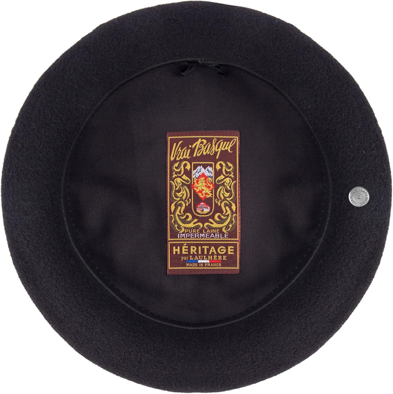 Laulhère VRAI Wool Basque Beret - Black