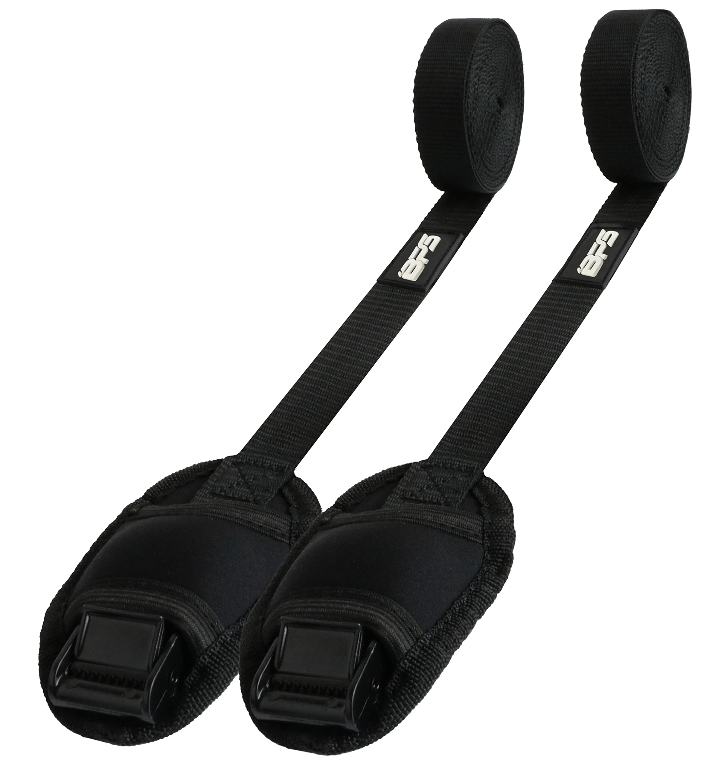 Buy BPS 'No Scratch' 2 Pieces Premium Roof Rack CargoTie Down Straps