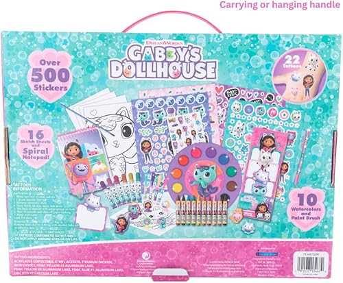 Miniatura 9 de Innovative Designs Gabby's Dollhouse Creativity Fun Kids Art Set para colorear, pintar y manualidades
