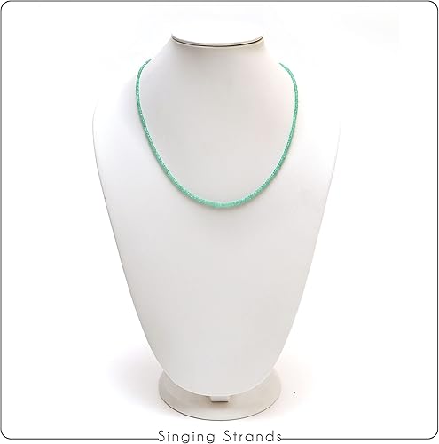 Miniatura 5 de Una hebra de cuentas facetadas de esmeralda 100% natural, esmeralda colombiana, calidad AAA, 18 pulgadas, 2.3 a 0.138 in, peso: 0.20 oz, origen: