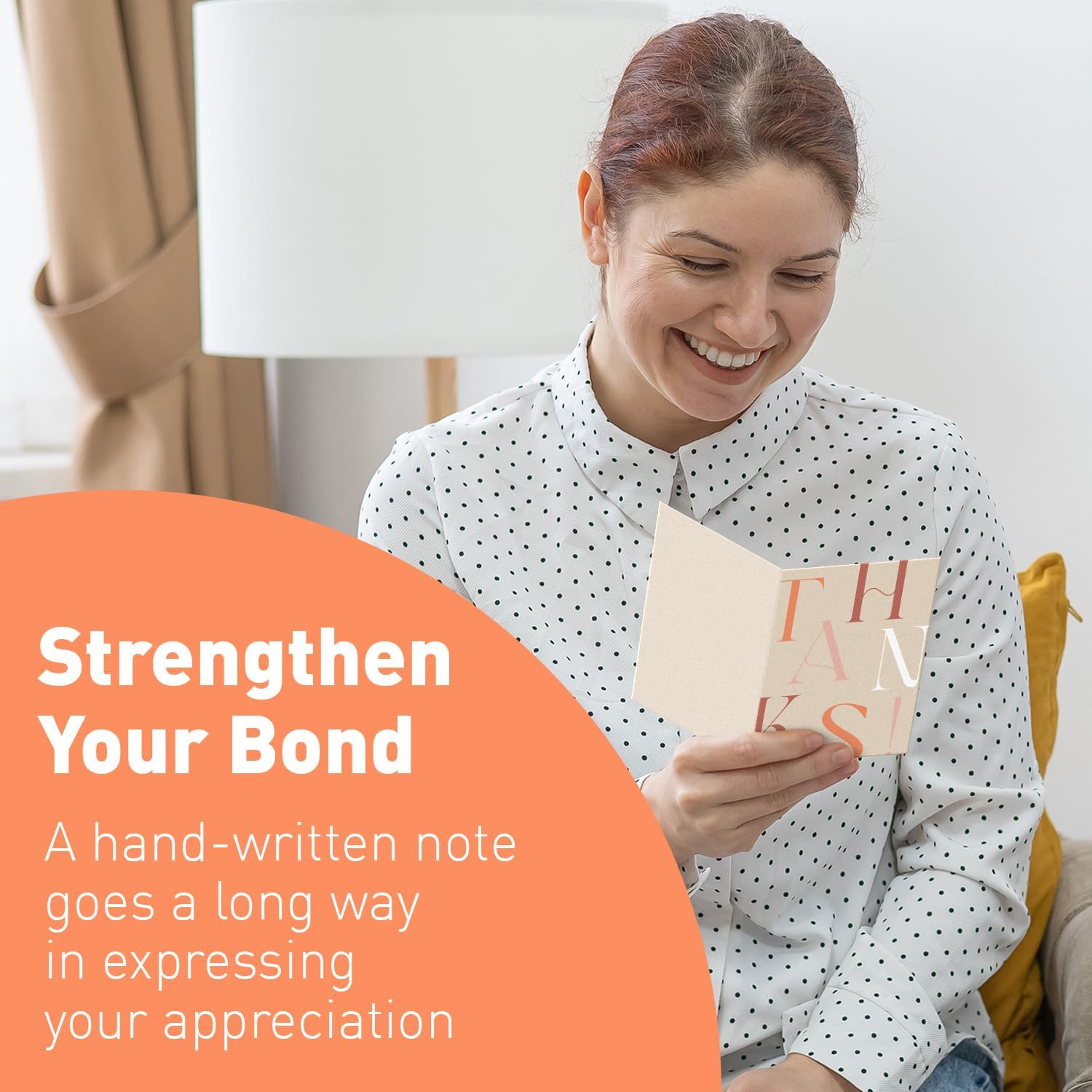 S&O Boho Thank You Cards with Envelopes, Blank Decor Sheets for Handwritten Messages, Set of 24 Greeting notes and covers, Assorted Thank You Cards with Stylish Color Envelopes to Mix & Match - Image 4