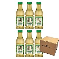 Vista 1 de Gold Peak - Botellas de té verde endulzado, 18.5 onzas líquidas, 6 botellas