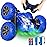 AFUNX Remote Control Car, RC Stunt Cars Double Sided 360 Rolling Rotating Rotation, Rechargeable Car Toy for 6 7 8-12 Year Old Boy Kids Birthday Xmas Gift, Blue