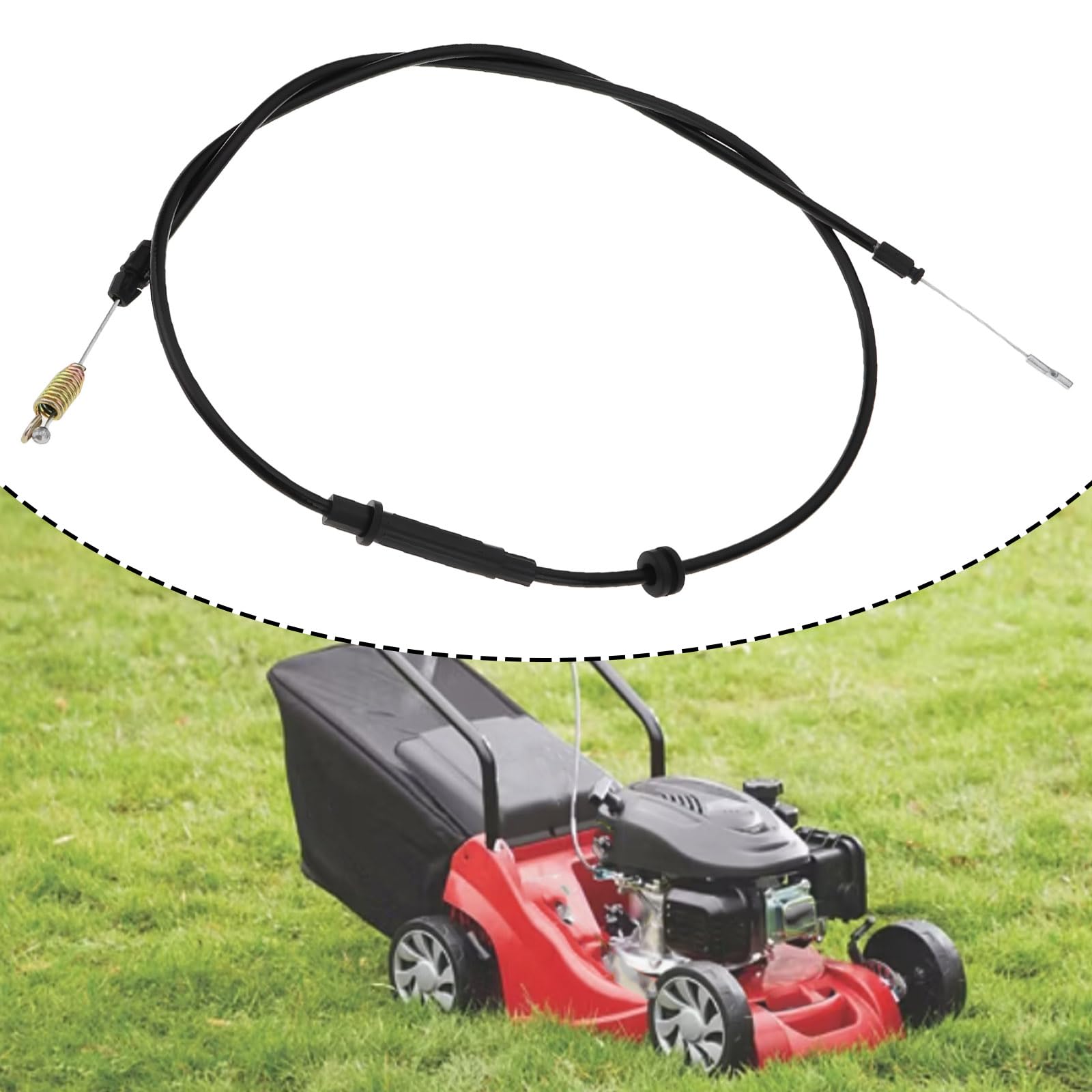 Create idea Câble d'embrayage de Tondeuse à Gazon 381030082 381030082/0 Compatible avec MOUNFT 44/140C 44TB300