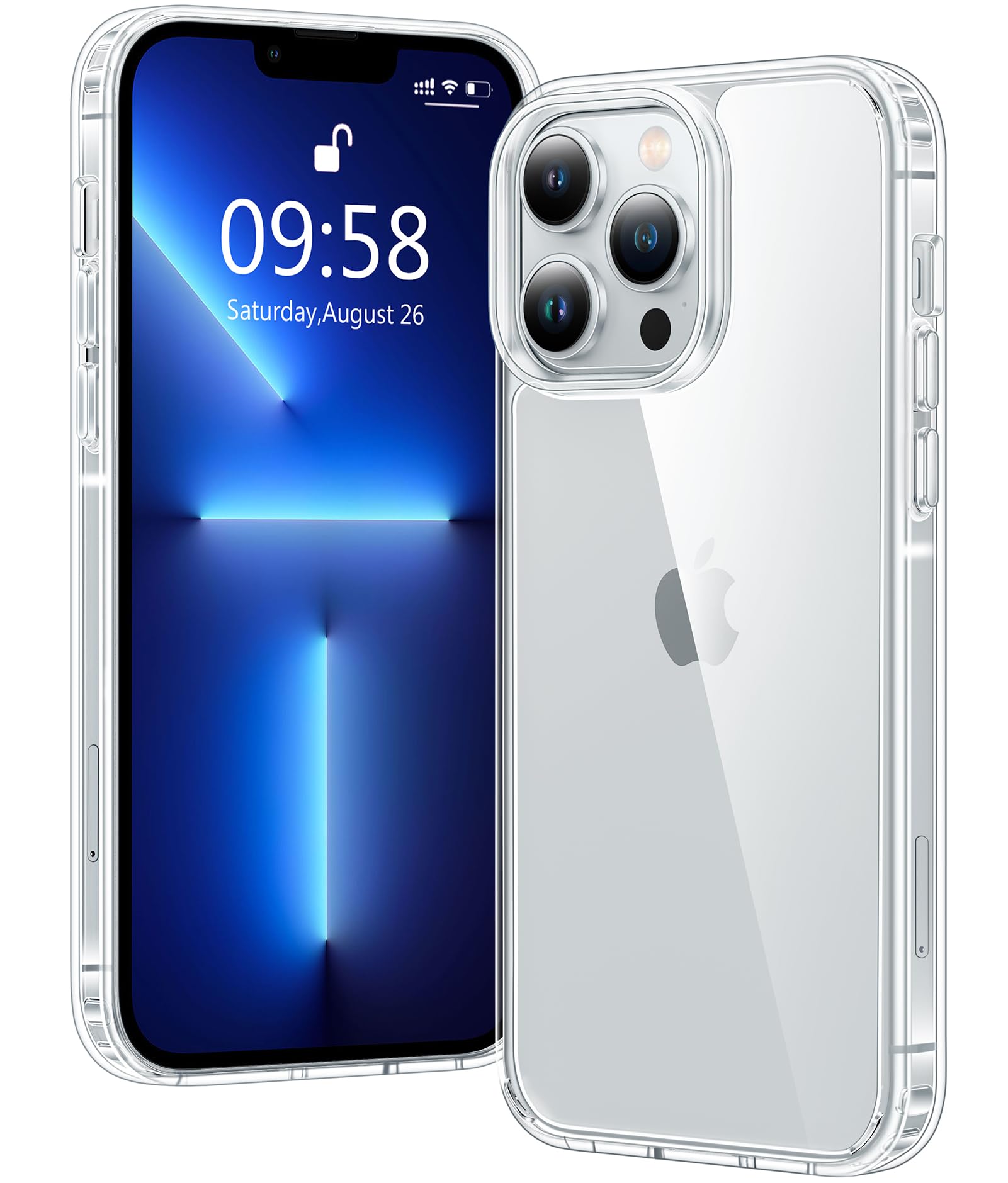 Clear Case for iPhone 15, Ultra Thin, Shockproof TPU Cover, Anti-Yellowing, Crystal Clear, Phone Case for Apple iPhone 15 - Clear — view 216